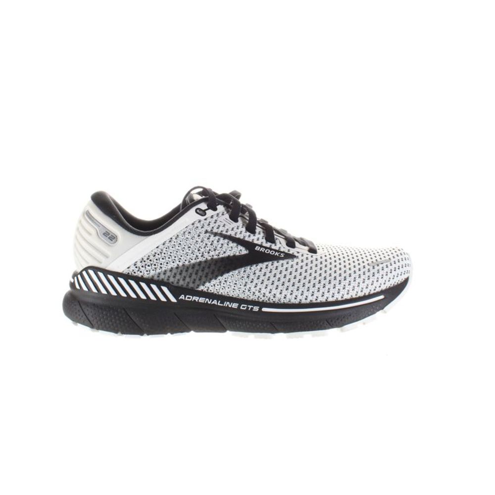 Brooks Womens Adrenaline Gts 22 White Running Shoes Size 9 Medium (B, M)